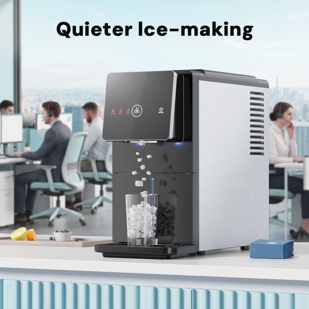 Kismile Countertop Nugget Ice Maker 58015RIM0