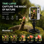 Littpopo MicroCam X1 - Point and Shoot Camera With 40X Magnification Micro Mode